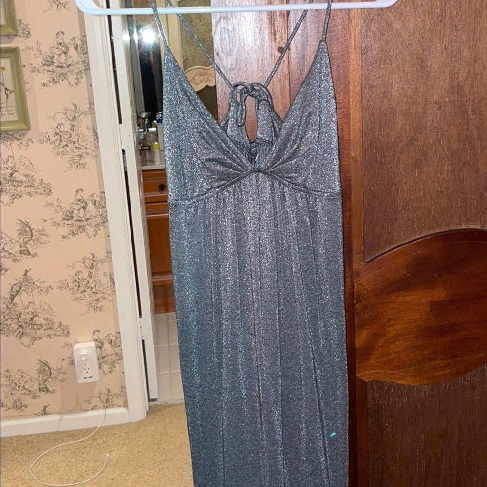 Micheal stars silver dress
